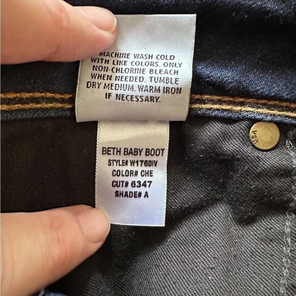 Hudson Beth Baby Boot Flap jeans 27 - Picture 3 of 5